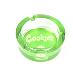 Cookies Printed Luminous Glass Ashtray