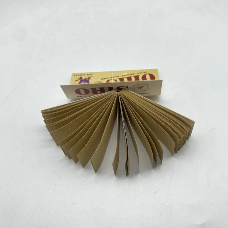 Natural Unrefined Rolling Papers with Filter Tips