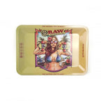 Colorful Metal Rolling Tray Smoking  Accessories Container 180*125mm