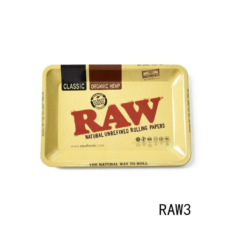 Colorful Metal Rolling Tray Smoking  Accessories Container 180*125mm