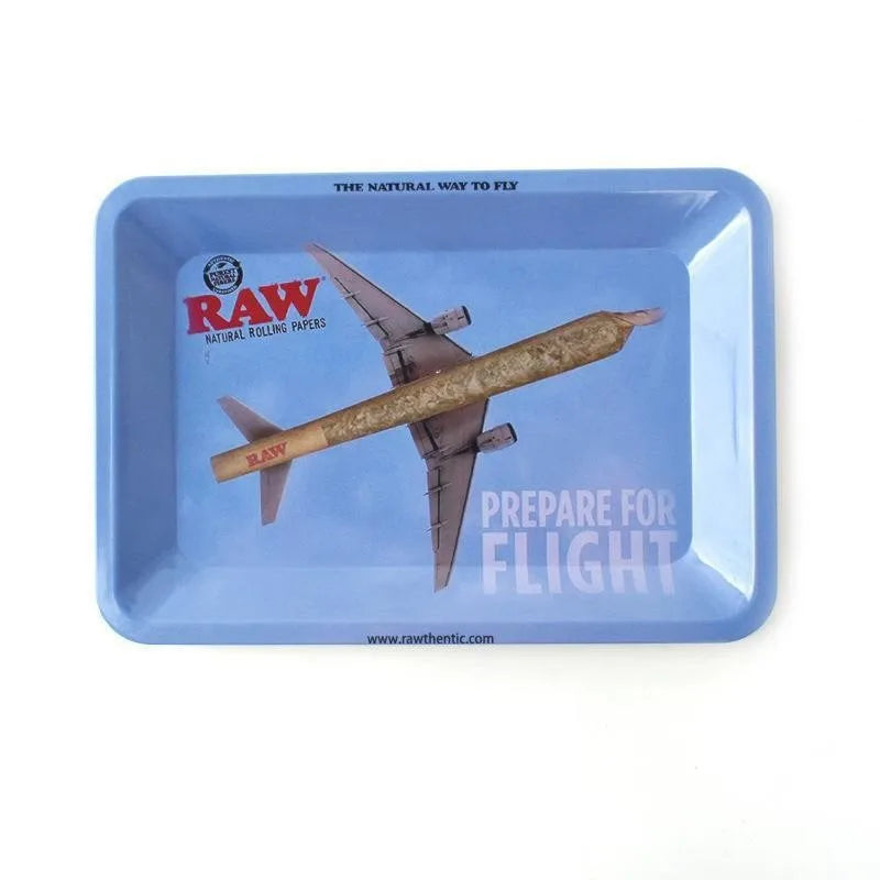 Colorful Metal Rolling Tray Smoking  Accessories Container 180*125mm