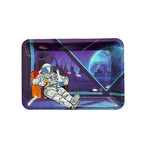 Colorful Metal Rolling Tray Smoking  Accessories Container 180*125mm