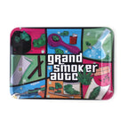 Colorful Metal Rolling Tray Smoking  Accessories Container 180*125mm
