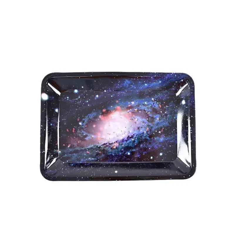 Colorful Metal Rolling Tray Smoking  Accessories Container 180*125mm